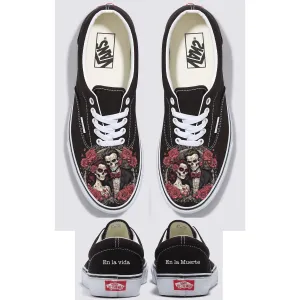 Mens size 9.5 Black Vans Era - Custom Order