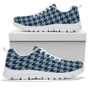 Mesh Sneakers_Blue on Silver_D_HT Pattern