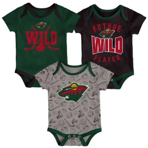 Minnesota Wild Future Player Infant 3 Piece Creeper Set