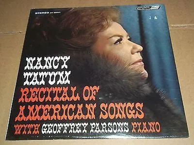 Nancy Tatum With Geoffrey Parsons  - Recital Of American Songs - LP