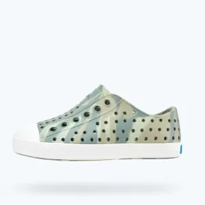 Native Jefferson Marble Shoes - Elm Green / Shell White / Folk Marble