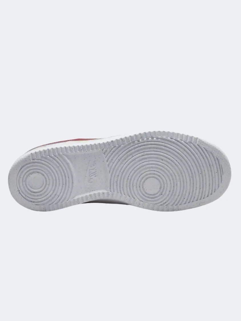 Nike Court Vision Women Lifestyle Shoes White/Adobe/Red