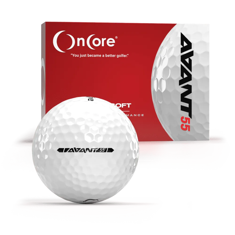 OnCore Avant 55 Golf Balls 1-Dozen White