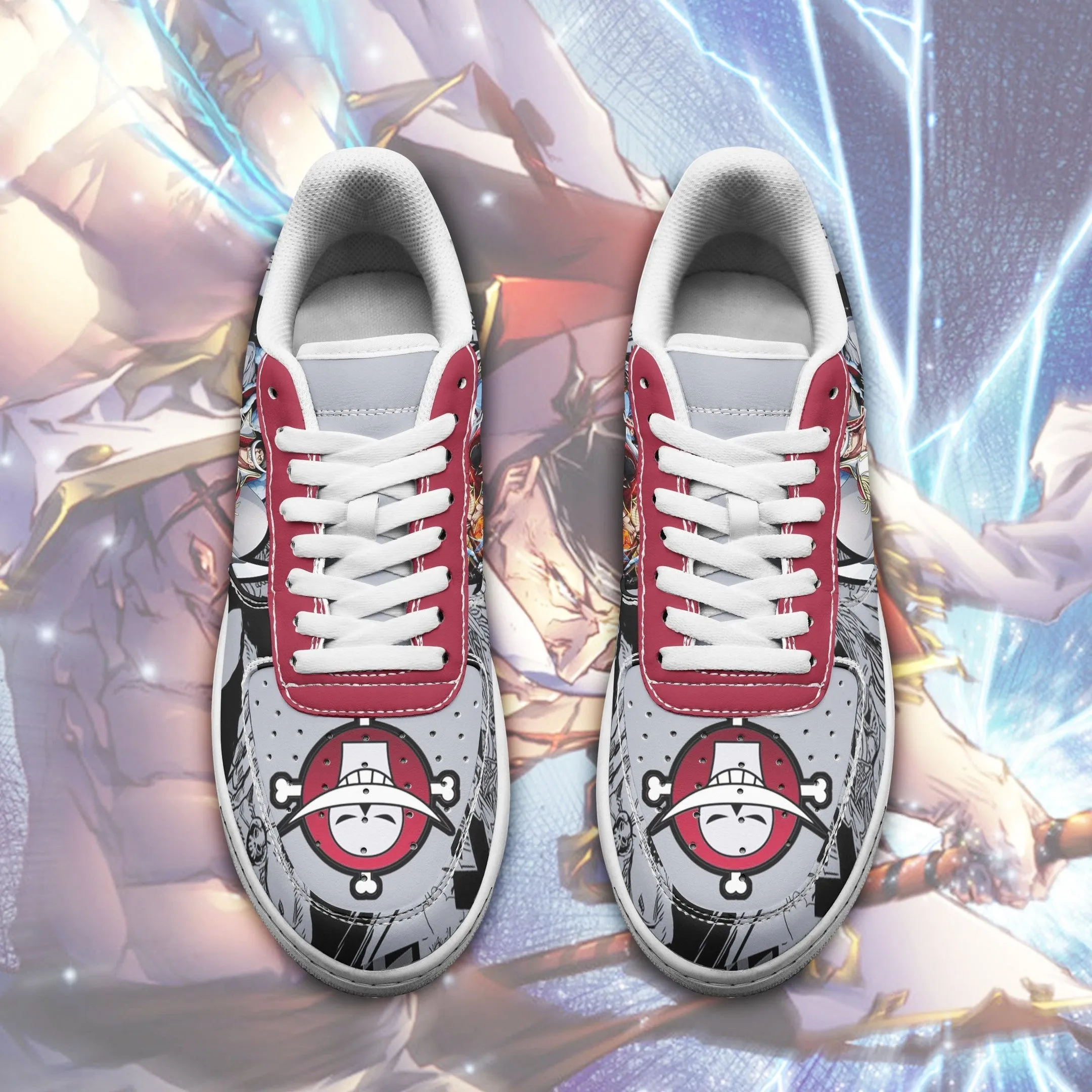 OP Whitebeard Sneakers OP Anime Shoes Fan Gift TT06