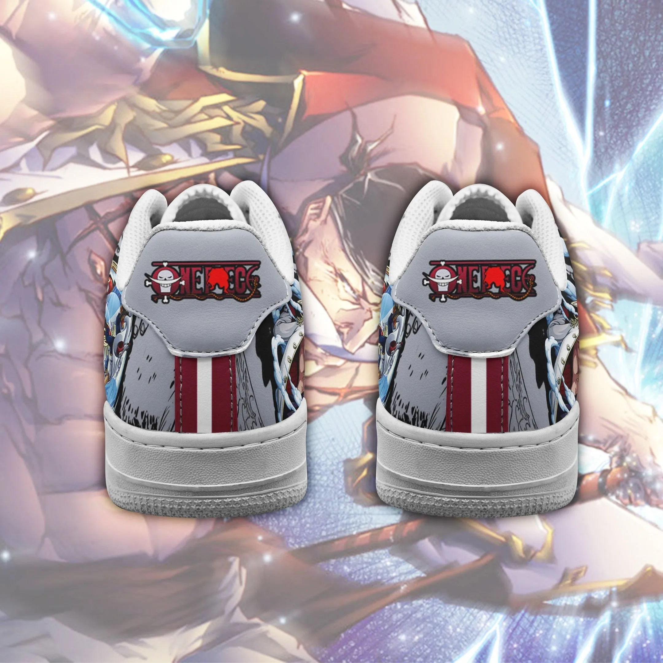 OP Whitebeard Sneakers OP Anime Shoes Fan Gift TT06