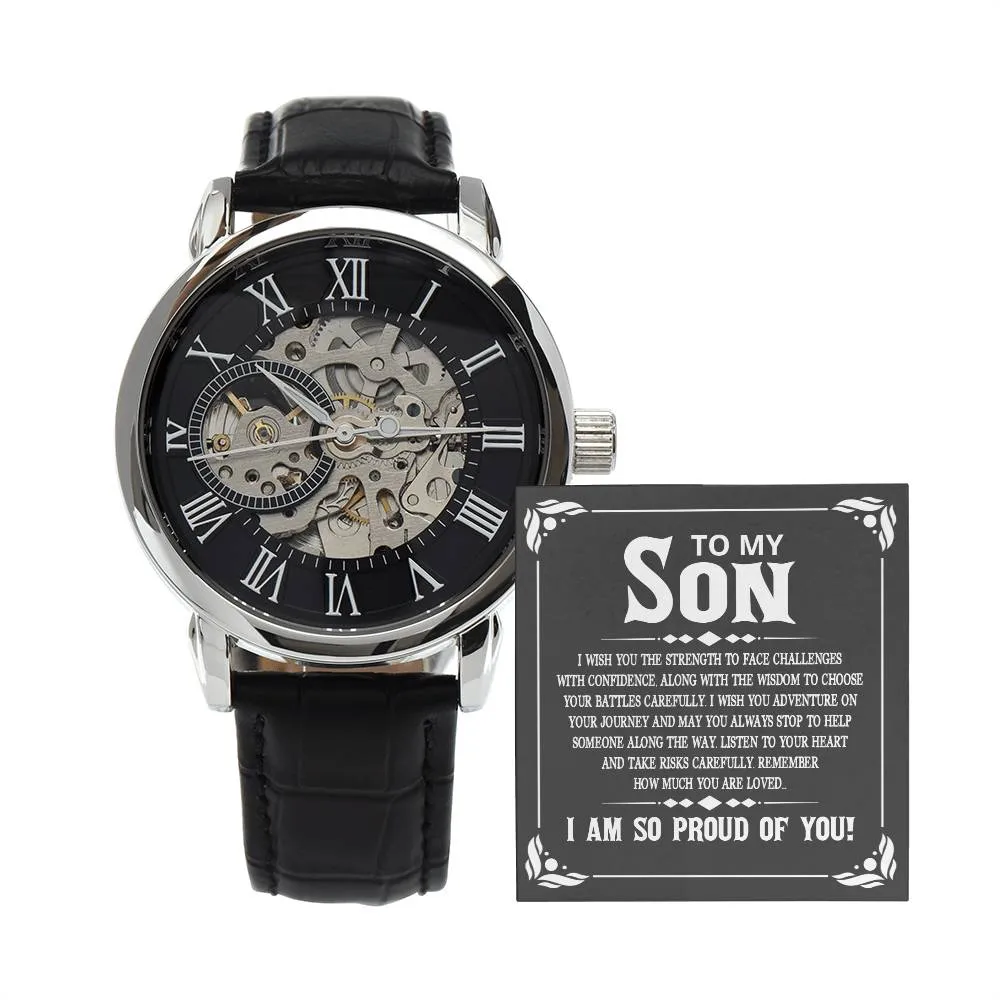 Openwork Watch - For Son I Wish You