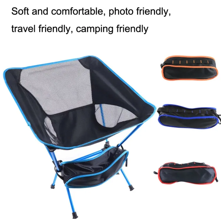 Outdoor Camping Lounge Beach Portable Folding Chair(Red)