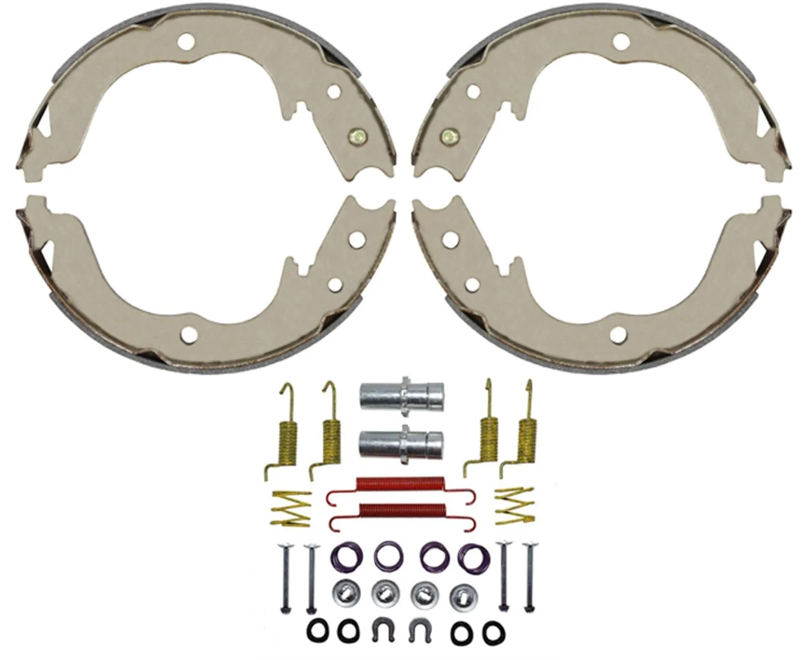 Rear Parking-Emergency Brake Shoes w Hardware for Subaru Outback 2010 2011 2012