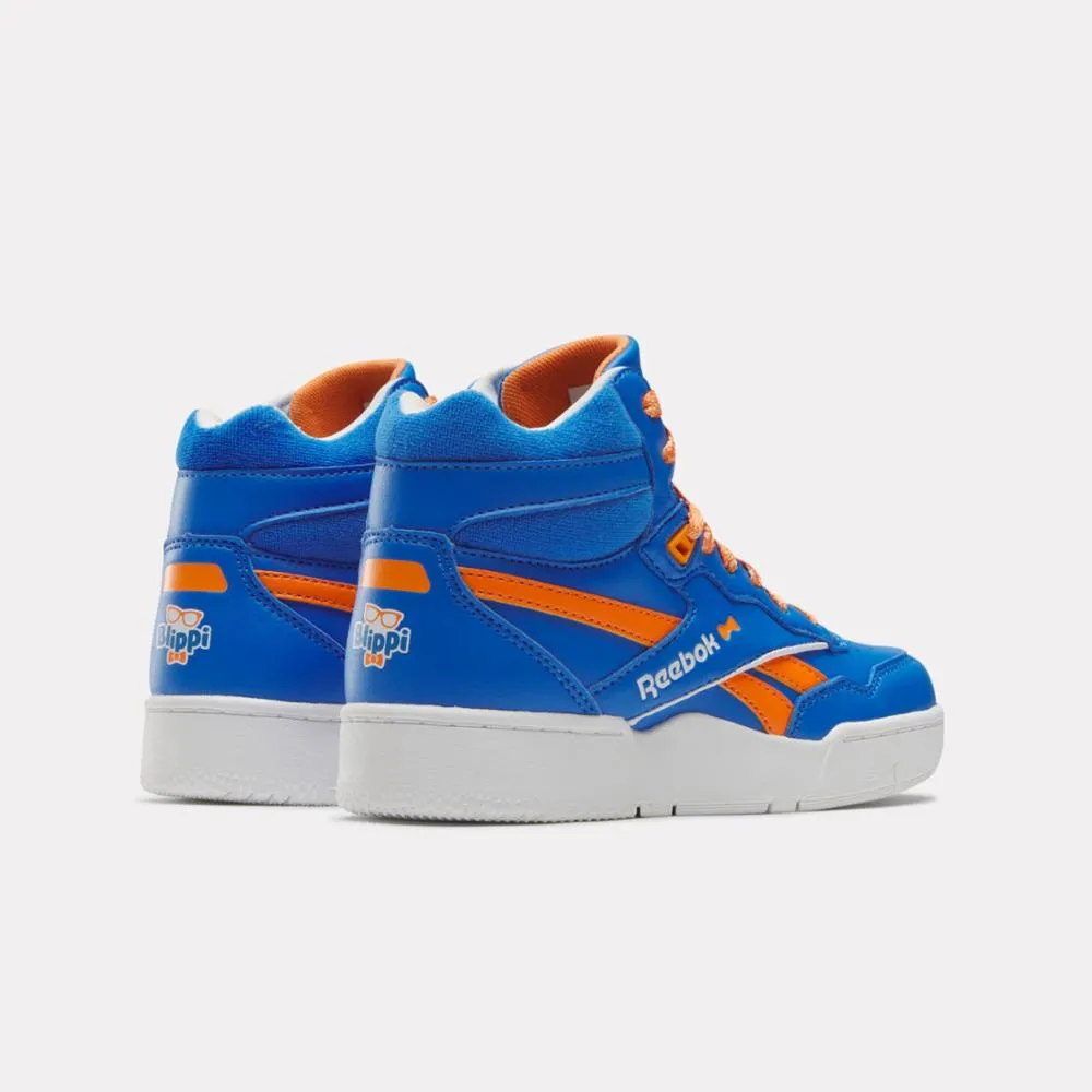 Reebok Footwear Kids Reebok x Blippi BB 4000 II Mid Basketball Shoes - Preschool BLUE/ORANGE/WHITE