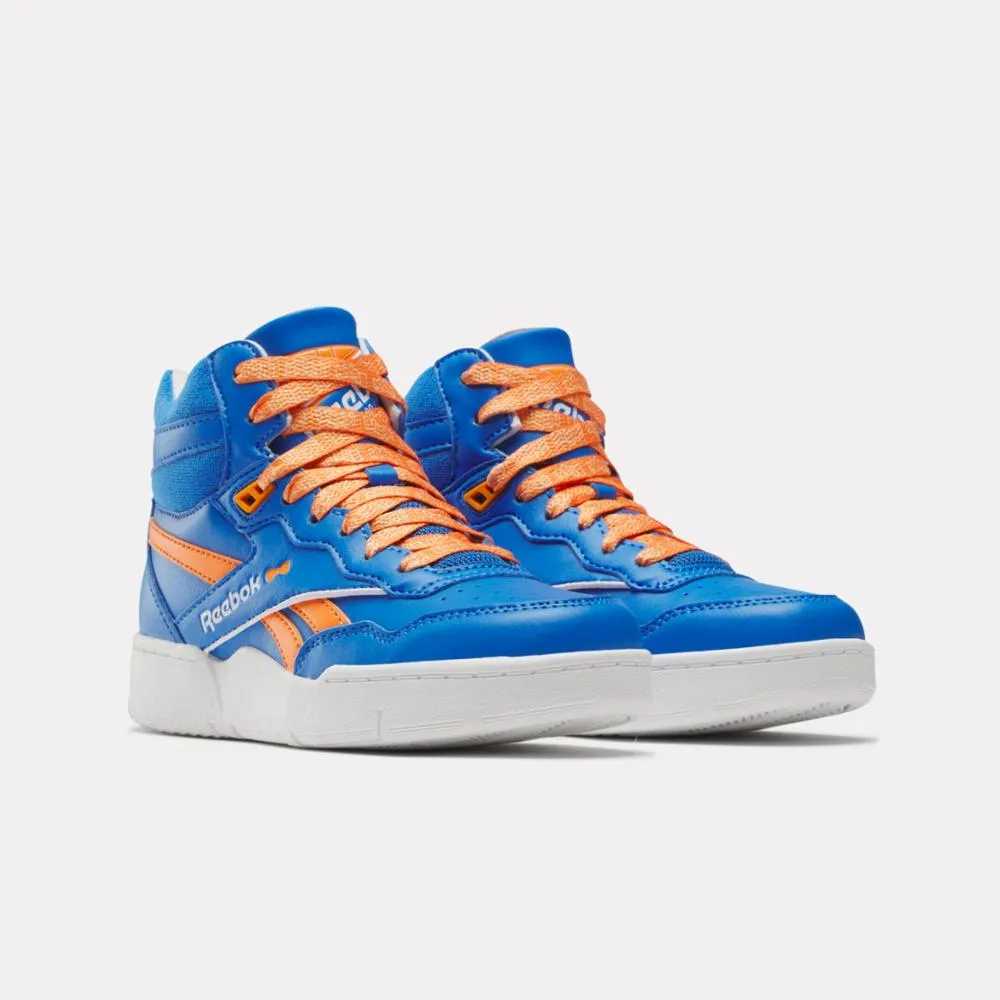 Reebok Footwear Kids Reebok x Blippi BB 4000 II Mid Basketball Shoes - Preschool BLUE/ORANGE/WHITE