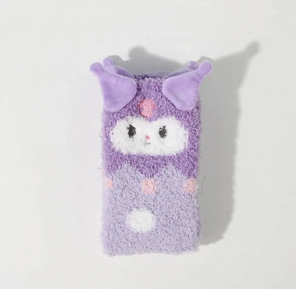 Sanrio My Melody Kuromi Cinnamoroll Pochacco Fluffy Home Warm Sock with Soft Color Winter Accessories