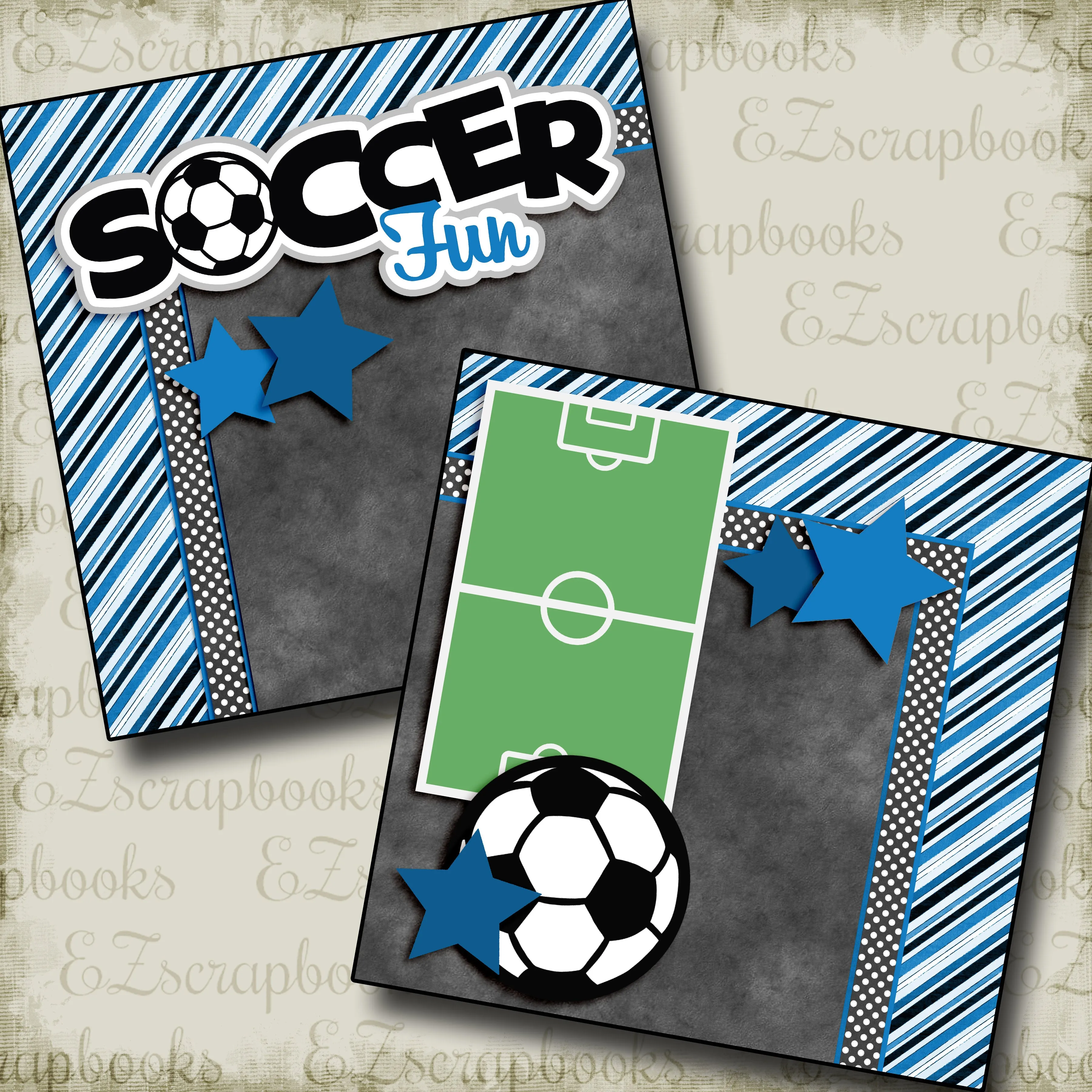 Soccer Fun Blue NPM - 3297