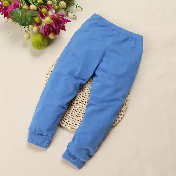 Spring Autumn Children Trousers for Boys Girls Kids Cotton Casual Sport Long Pants Sweatpants for 2 to 6 Years Kids