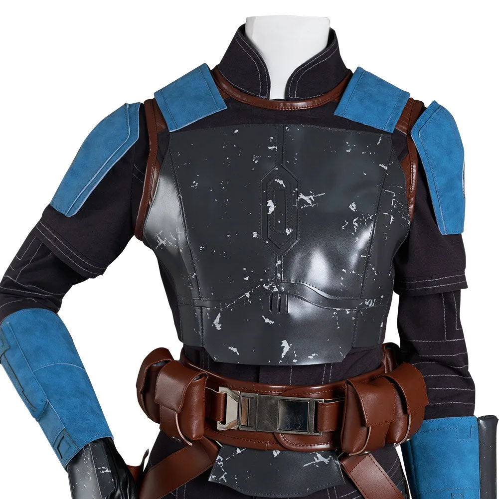 The Mando S2 Bo-Katan Kryze Outfits Cosplay Wig Helmet Shoes Full Set Halloween Carnival Suit Cosplay Costume