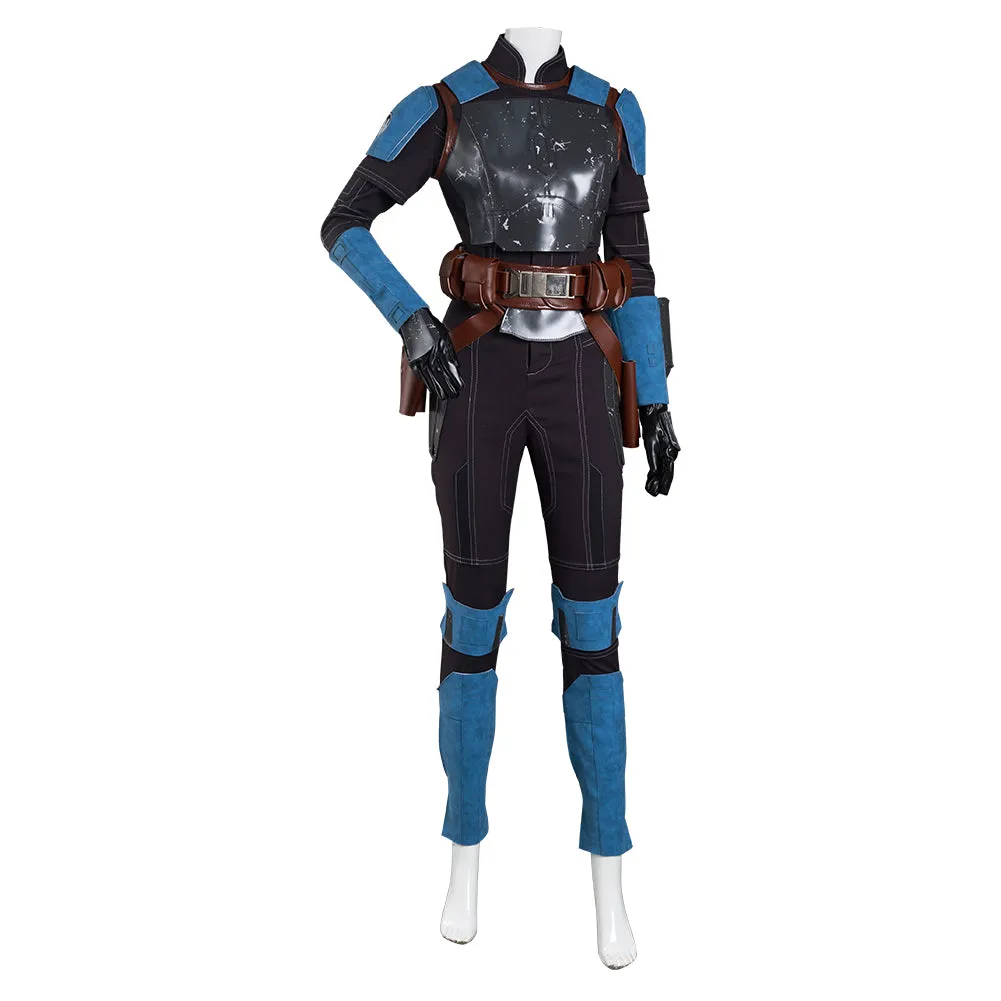 The Mando S2 Bo-Katan Kryze Outfits Cosplay Wig Helmet Shoes Full Set Halloween Carnival Suit Cosplay Costume