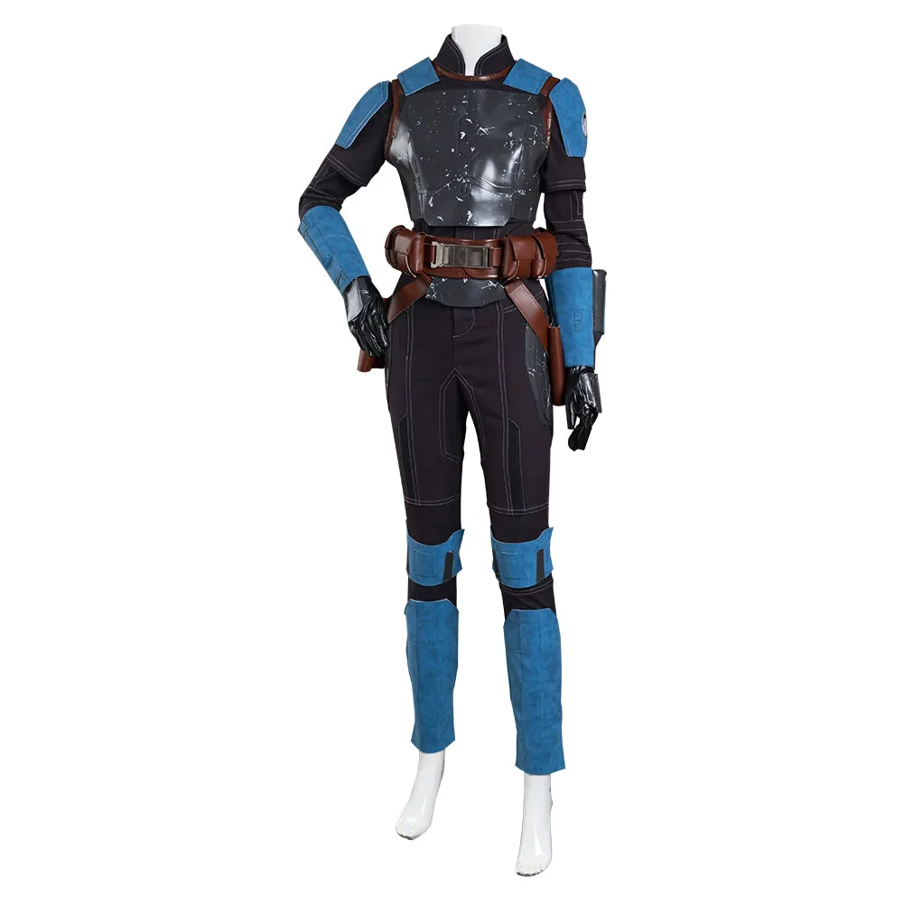 The Mando S2 Bo-Katan Kryze Outfits Cosplay Wig Helmet Shoes Full Set Halloween Carnival Suit Cosplay Costume