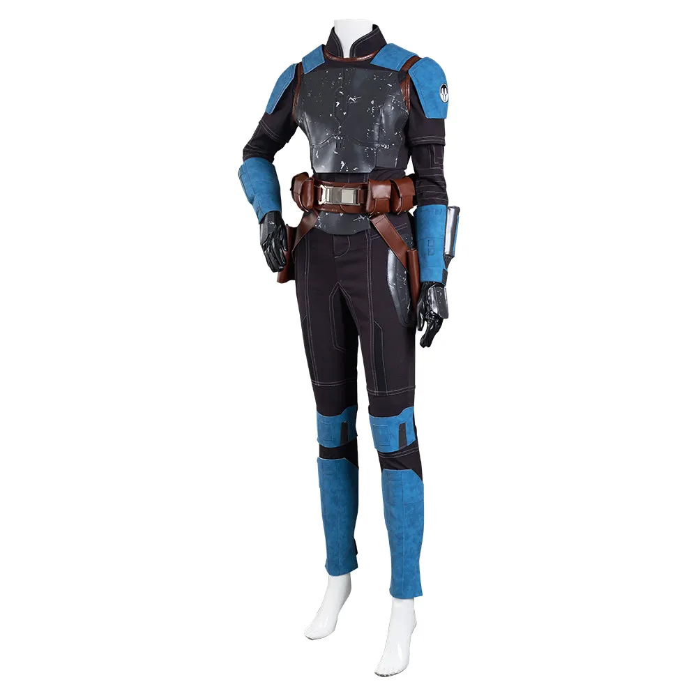 The Mando S2 Bo-Katan Kryze Outfits Cosplay Wig Helmet Shoes Full Set Halloween Carnival Suit Cosplay Costume