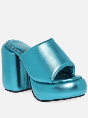 THE QUIRKY NAARI Metallic Chunks - Teal For A Rich Look | Metallic | 6 UK