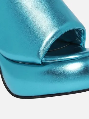 THE QUIRKY NAARI Metallic Chunks - Teal For A Rich Look | Metallic | 6 UK