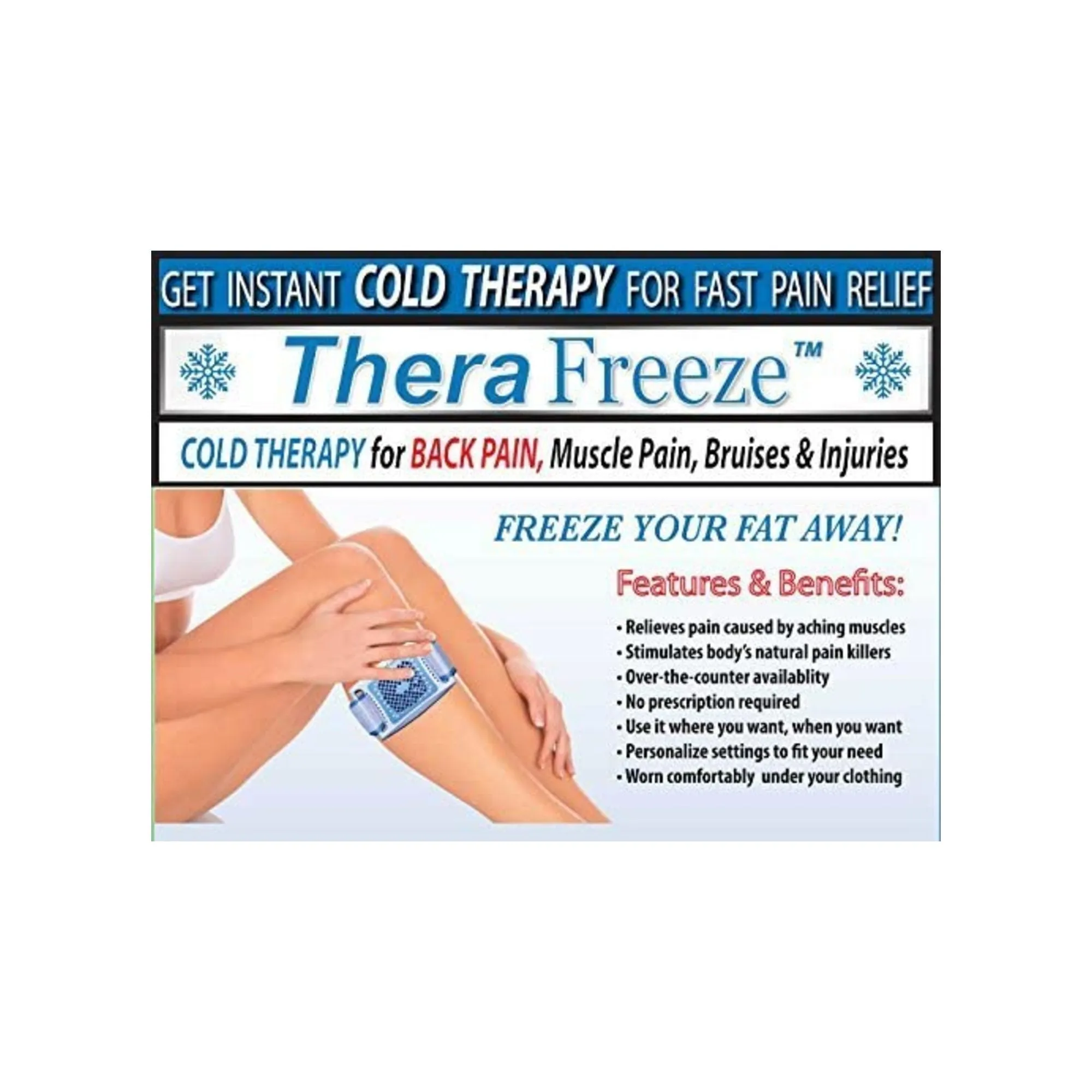 TheraFreeze Ice Cold Therapy For Pain Relief