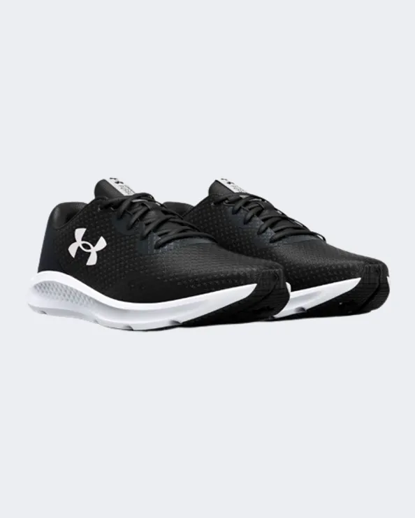 Under Armour Charged Pursuit 3 Men Running Shoes Black/White