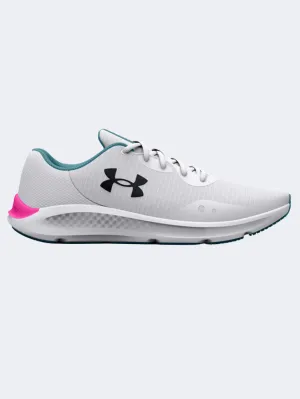 Under Armour Charged Pursuit 3 Tech Women Running Shoes White