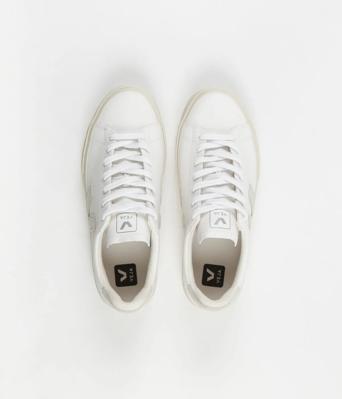 Veja Campo ChromeFree Leather Shoes - White / Natural