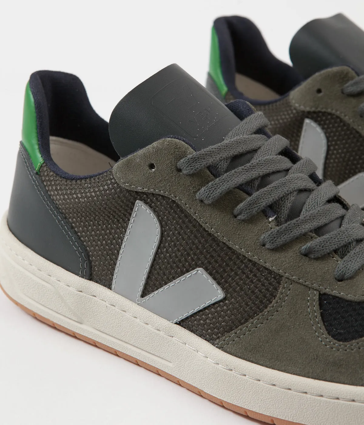 Veja V-10 B-Mesh Shoes - Multicolour / Olive / Emeraude