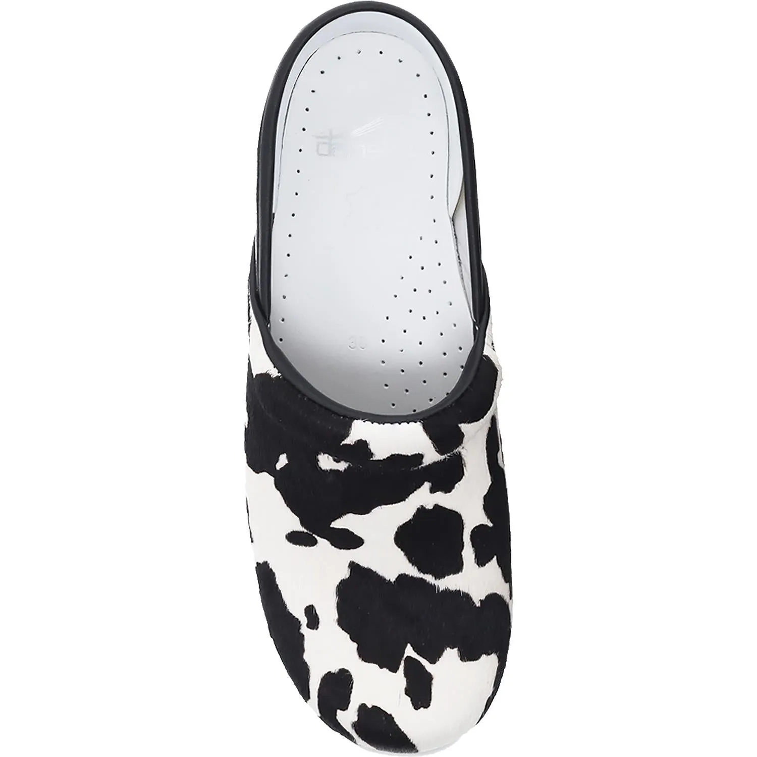 Women's Dansko Professional Clog Cow Print Haircalf