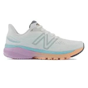 Womens New Balance 860v12 - White / Blue Chilli